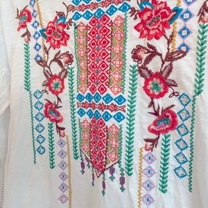 Sundance casual shirt with embroider details